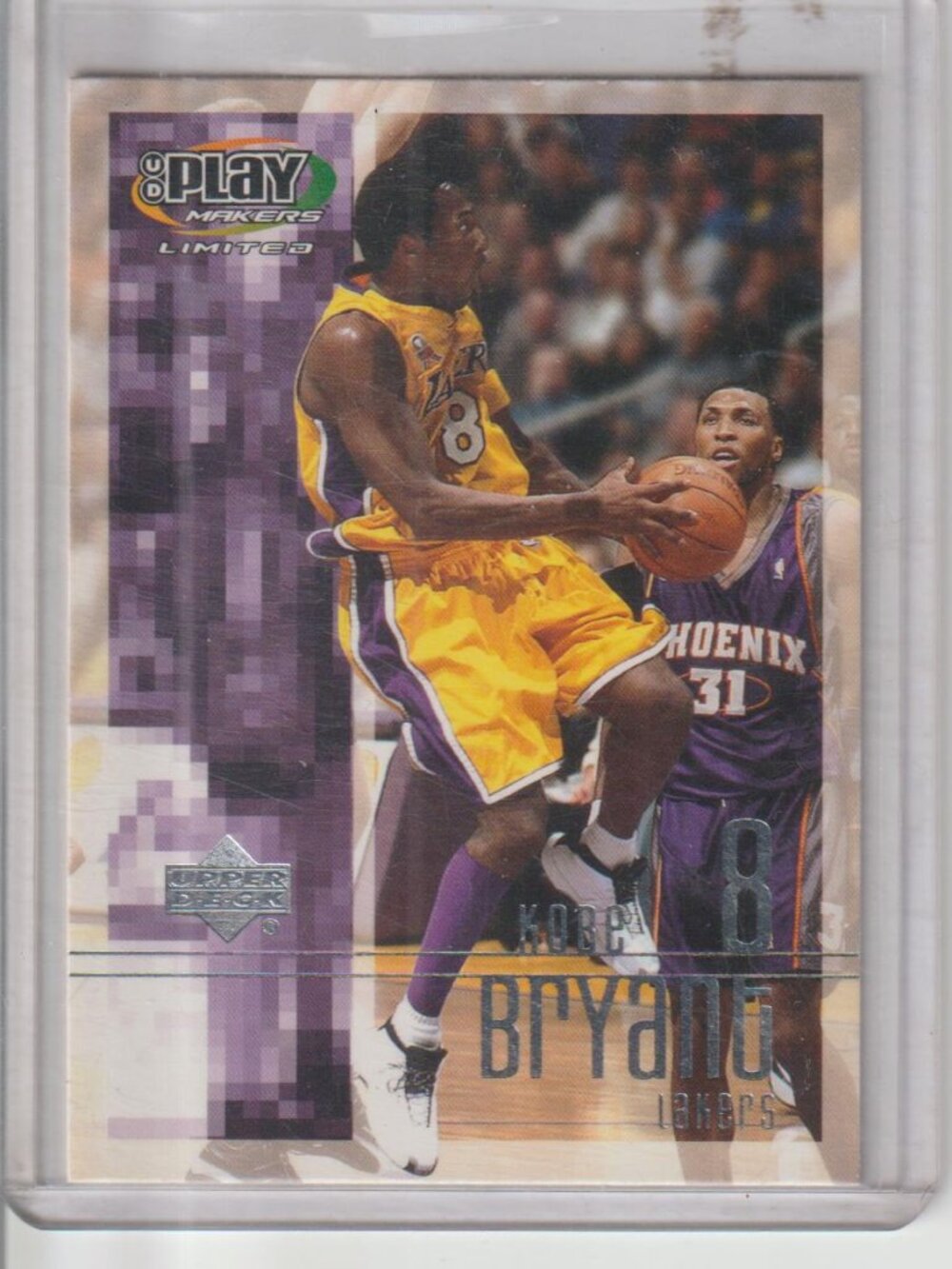 Kobe Bryant 2001-02 Upper Deck Playmakers Lakers-HOF #39